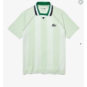 Lacoste men's SPORT Seamless open collar jacquard polo shirt